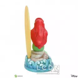 Disney La Petite Sirène (The Little Mermaid) Statue Ariel Sitting on Rock by Moon 19 cm