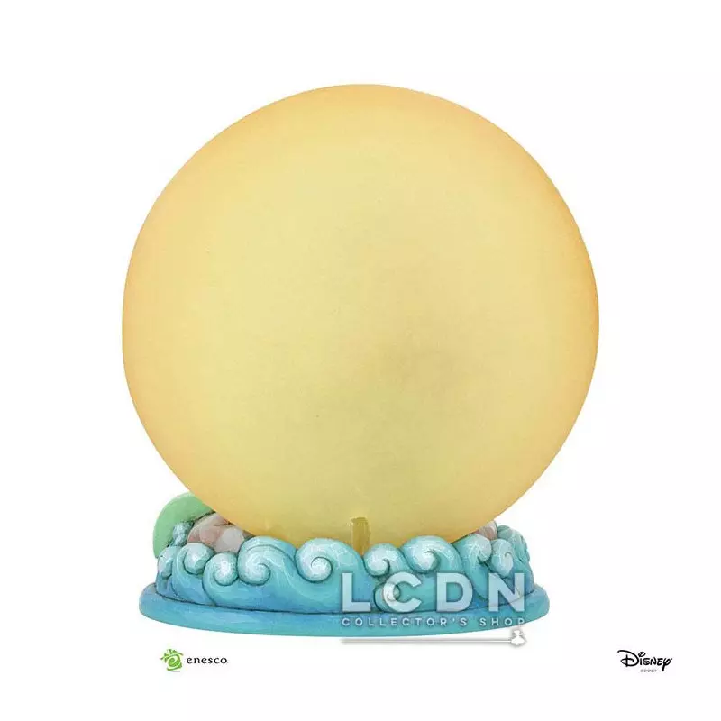 Disney La Petite Sirène (The Little Mermaid) Statue Ariel Sitting on Rock by Moon 19 cm