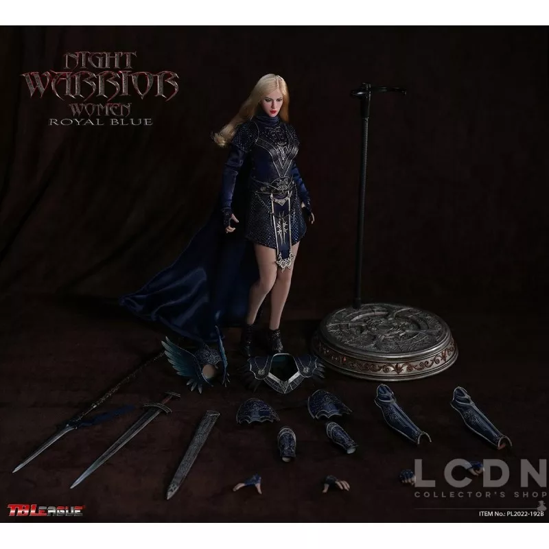 Night Warrior Women Royal Blue Collectible Action Figure 1/6 TBLeague PL2022-192B