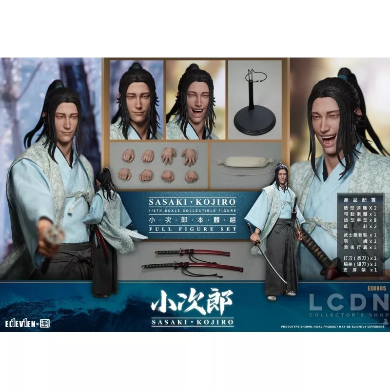 【送料無料キャンペーン】 Figure Action Collectible Kojiro Sasaki 1/6 KAI x EL1EV1EN アニメ