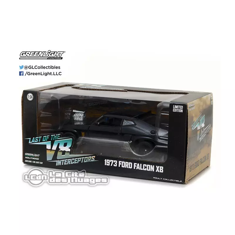 Car Mad Max Ford Falcon Xb Coupé Of 1973 V8 Interceptor Metal 1/18 Madmax