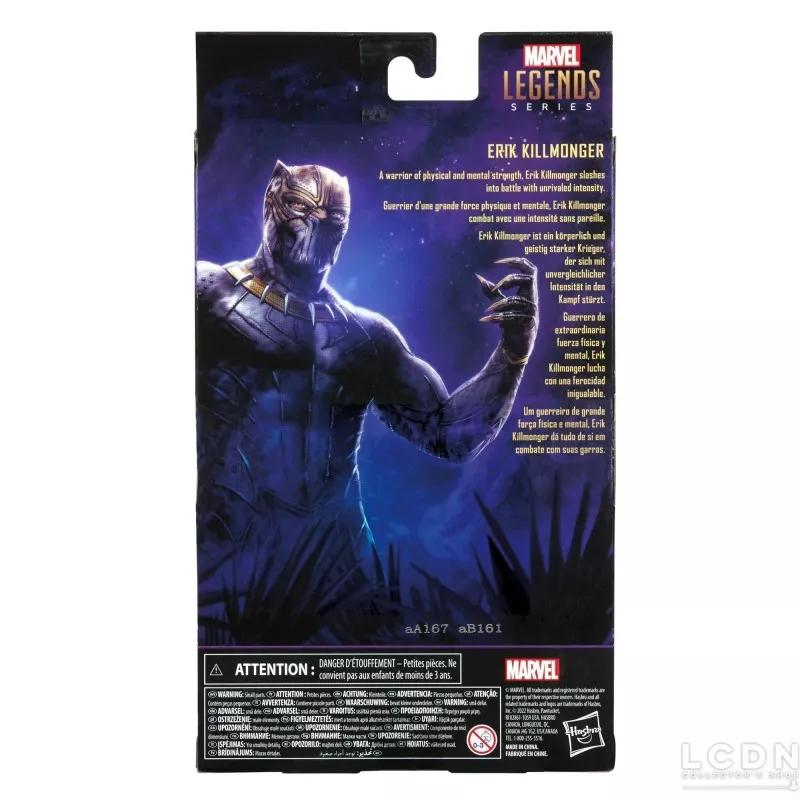 Black Panther Marvel Legends Series Action Figure Killmonger 15cm