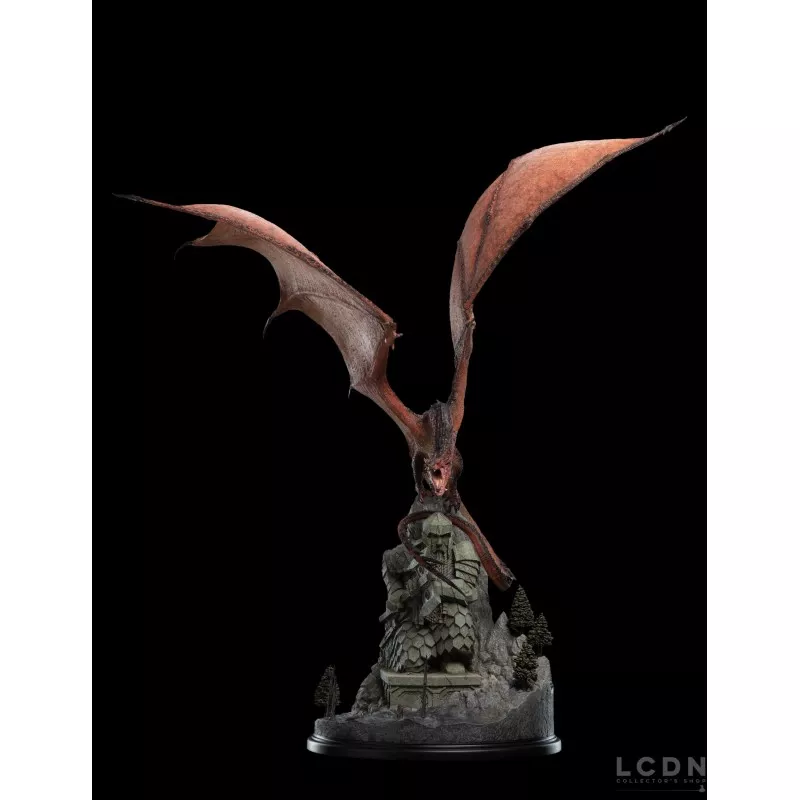 The Hobbit Statue 1/100 Smaug The Fire-drake 88cm (displayed)