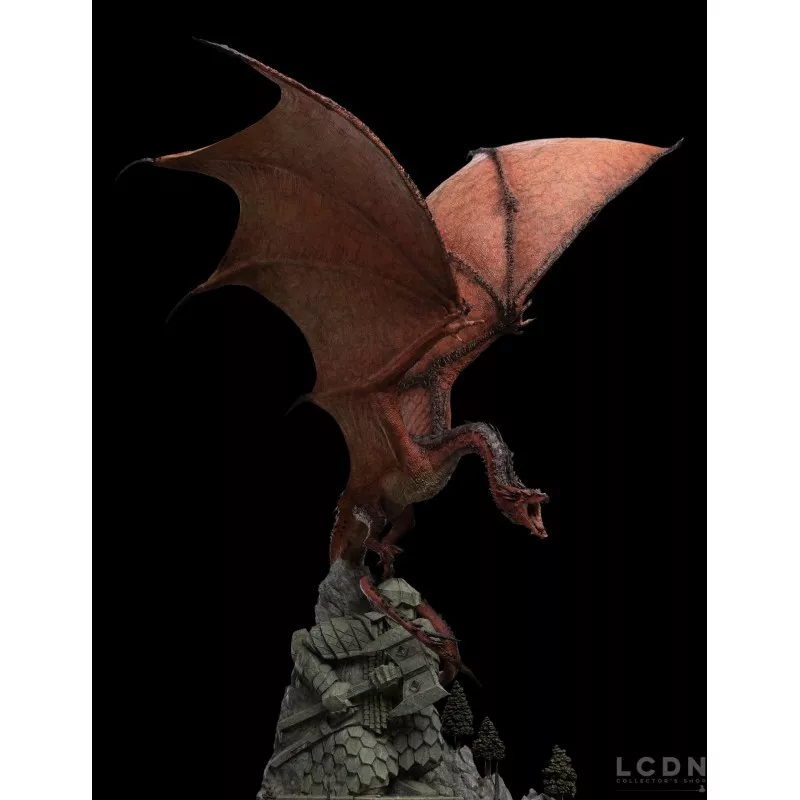 The Hobbit Statue 1/100 Smaug The Fire-drake 88cm (displayed)