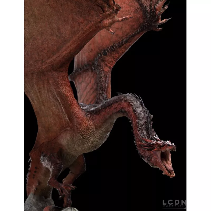 The Hobbit Statue 1/100 Smaug The Fire-drake 88cm (displayed)