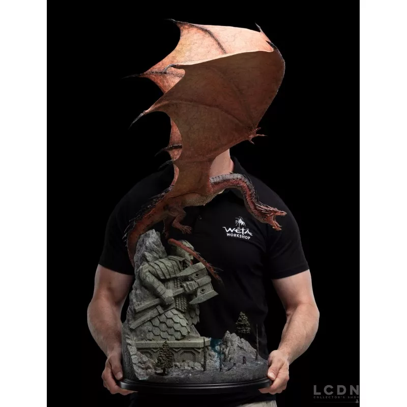 The Hobbit Statue 1/100 Smaug The Fire-drake 88cm (displayed)