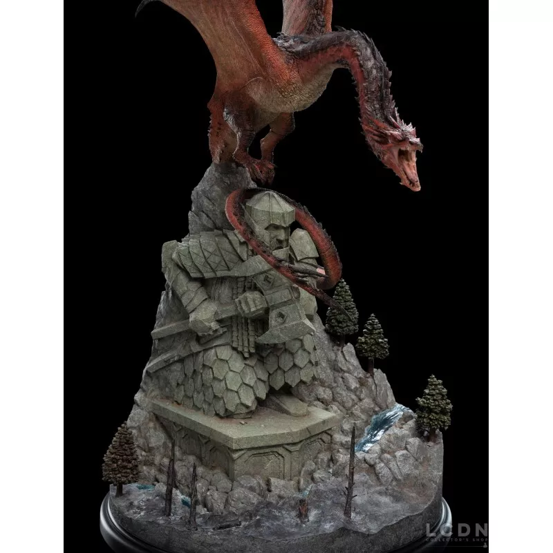The Hobbit Statue 1/100 Smaug The Fire-drake 88cm (displayed)