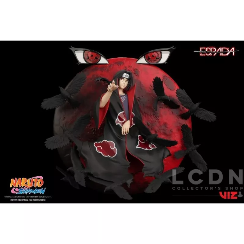 NARUTO SHIPPUDEN ITACHI UCHIHA WORLD FIGURE COLOSSEUM PRECOMMANDE – 100%  figurines