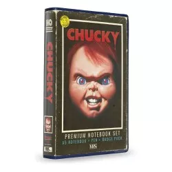 Chucky Set VHS Notebook +...