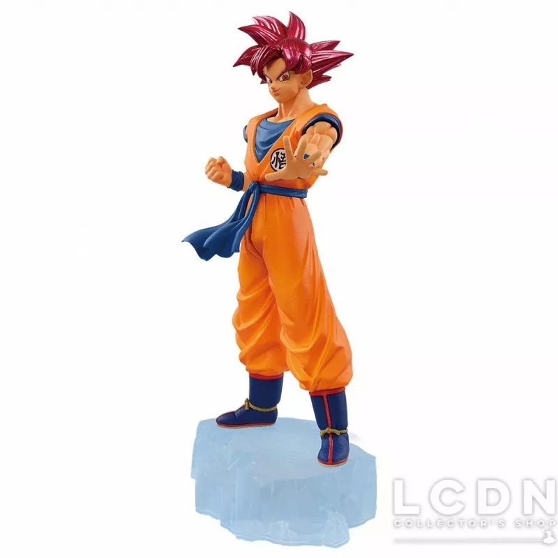 Dragon Ball Z Dokkan Battle Collab 2022 Goku SSJ GOD Statue Vol. 1 18cm