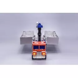 Transformers Action Figurine Robot Auto-Transformable Interactif Optimus Prime Flagship Trailer Kit 91cm
