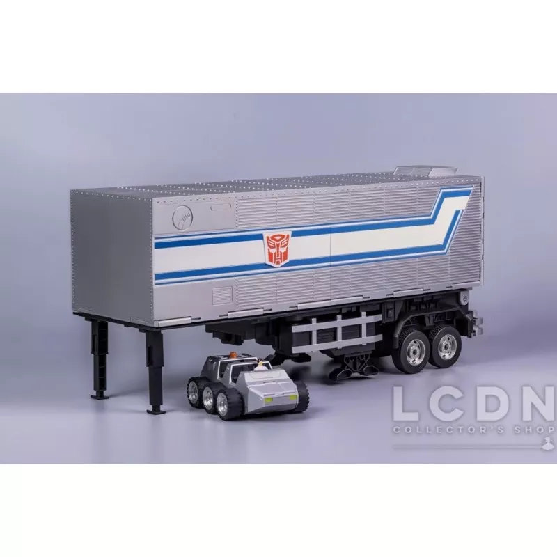 Transformers Action Figurine Robot Auto-Transformable Interactif Optimus Prime Flagship Trailer Kit 91cm