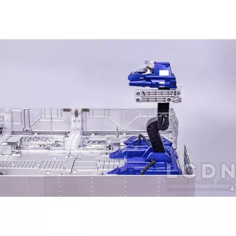 Transformers Action Figurine Robot Auto-Transformable Interactif Optimus Prime Flagship Trailer Kit 91cm