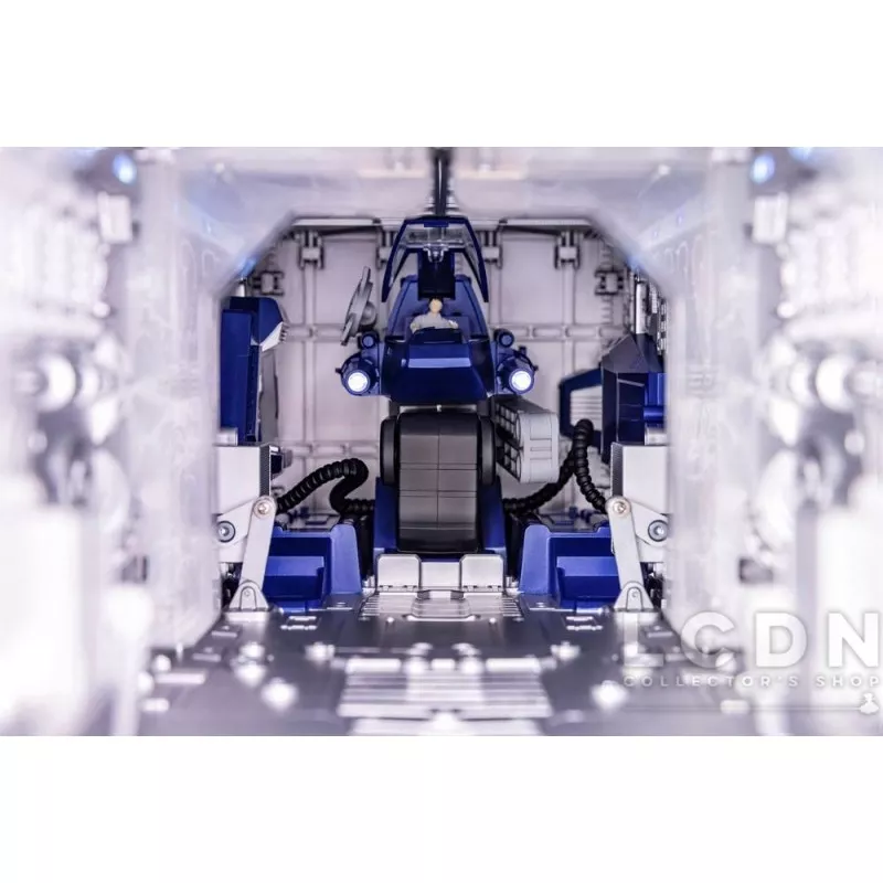 Transformers Action Figurine Robot Auto-Transformable Interactif Optimus Prime Flagship Trailer Kit 91cm