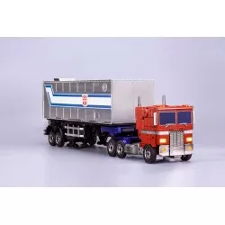 Transformers Action Figurine Robot Auto-Transformable Interactif Optimus Prime Flagship Trailer Kit 91cm
