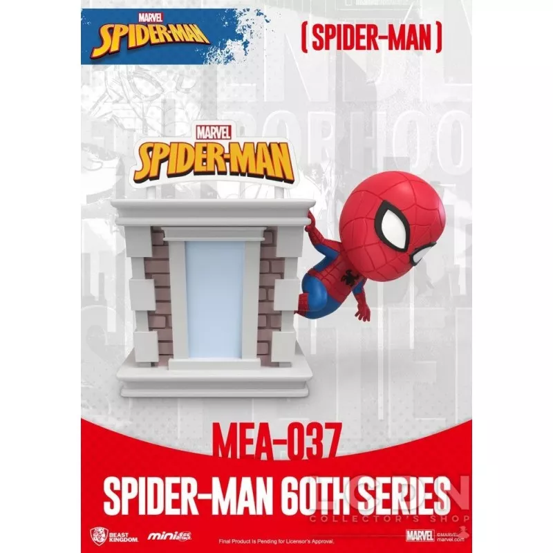 Marvel Spider-Man Pack de 6 Figurines Mini Egg Attack Spider-Man 60th Anniversary 8cm