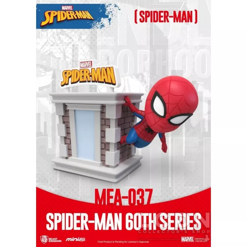 Marvel Spider-Man Pack de 6 Figurines Mini Egg Attack Spider-Man 60th Anniversary 8cm