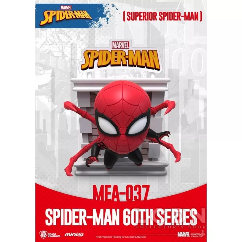 Marvel Spider-Man Pack de 6 Figurines Mini Egg Attack Spider-Man 60th Anniversary 8cm