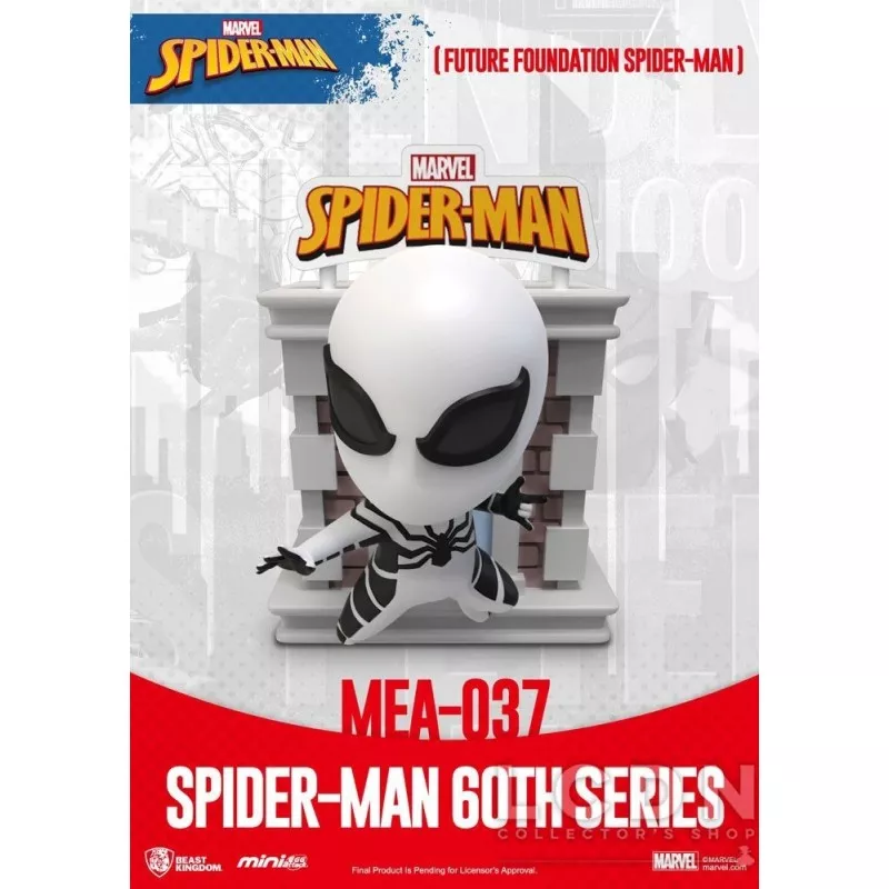 Marvel Spider-Man Pack de 6 Figurines Mini Egg Attack Spider-Man 60th Anniversary 8cm