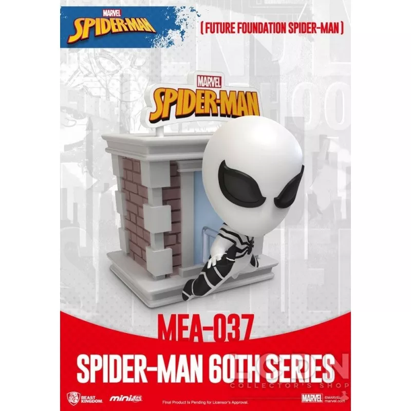 Marvel Spider-Man Pack de 6 Figurines Mini Egg Attack Spider-Man 60th Anniversary 8cm