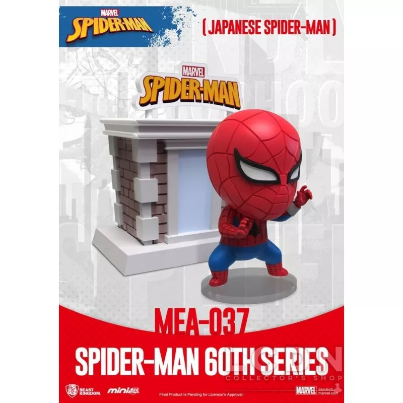 Marvel Spider-Man Pack de 6 Figurines Mini Egg Attack Spider-Man 60th Anniversary 8cm
