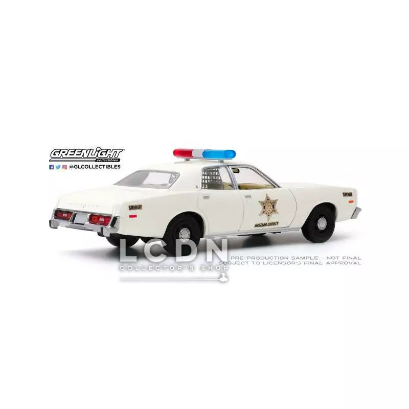 1977 Plymouth Fury Hazzard County Sheriff inspired by The Dukes of Hazzard 84095 1/24