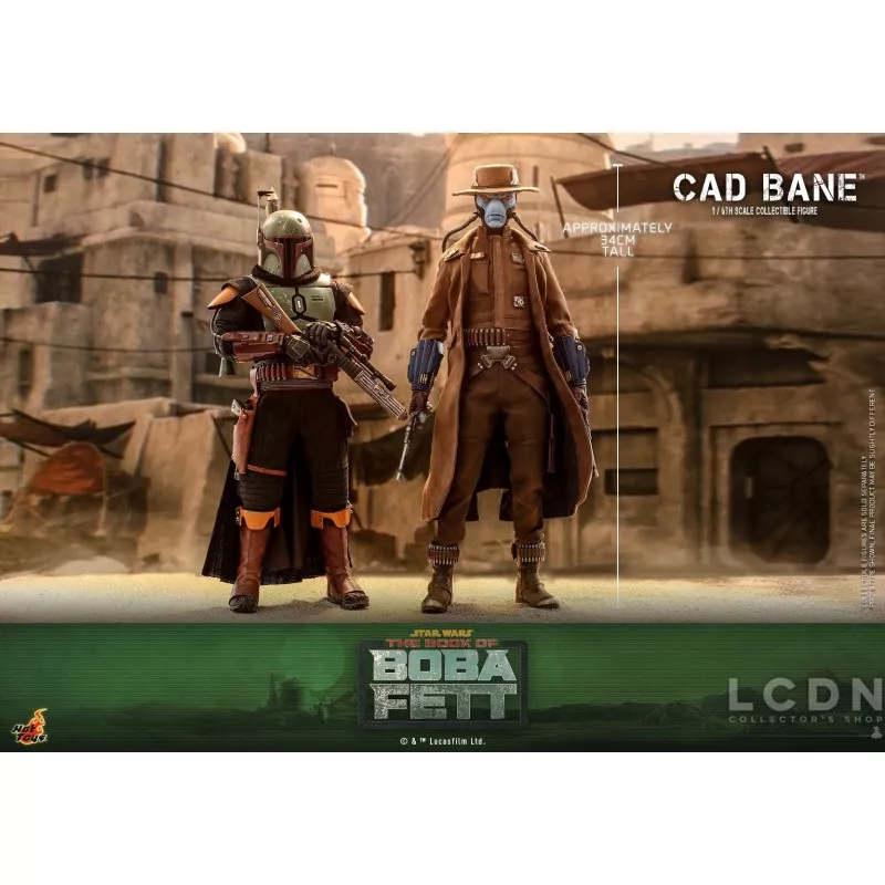 Hot Toys TMS079 Star Wars: The Book of Boba Fett Collectible Action Figurine 1/6 Cad Bane 34cm