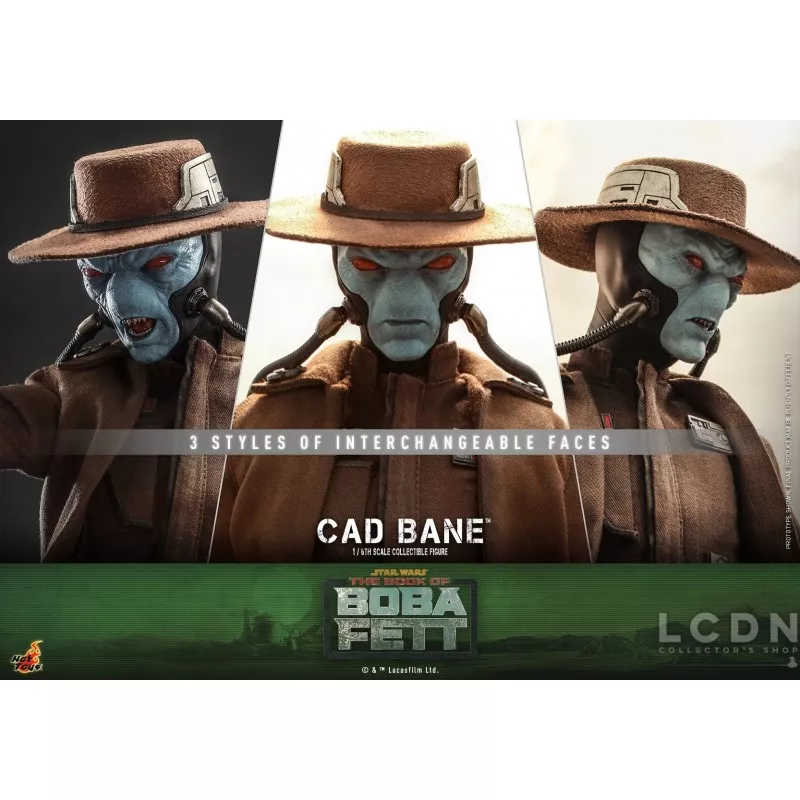 Hot Toys TMS079 Star Wars: The Book of Boba Fett Collectible Action Figurine 1/6 Cad Bane 34cm