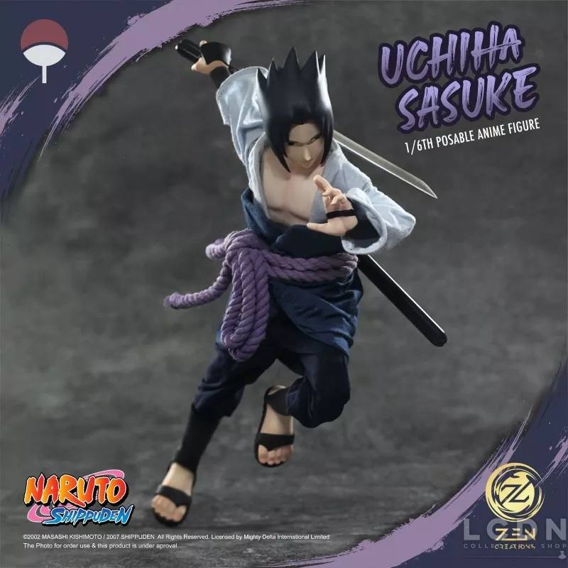 Naruto Shippuden Collectible Action Figurine 1/6 Sasuke Uchiha Zen Creations PAF003