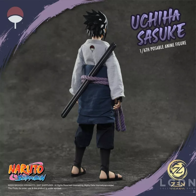 Naruto Shippuden Collectible Action Figurine 1/6 Sasuke Uchiha Zen Creations PAF003