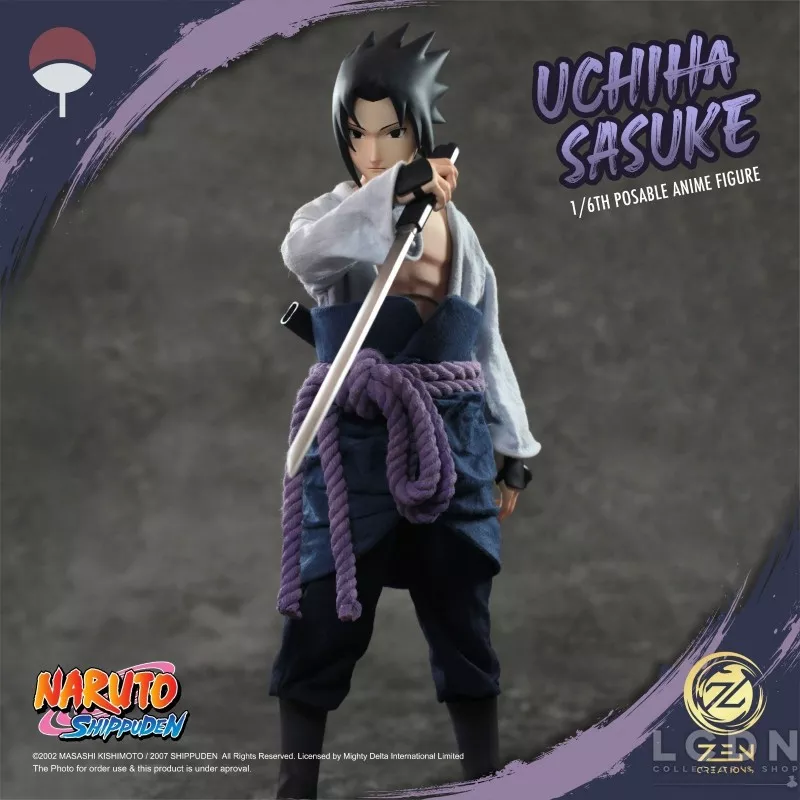 Naruto Shippuden Collectible Action Figurine 1/6 Sasuke Uchiha Zen Creations PAF003