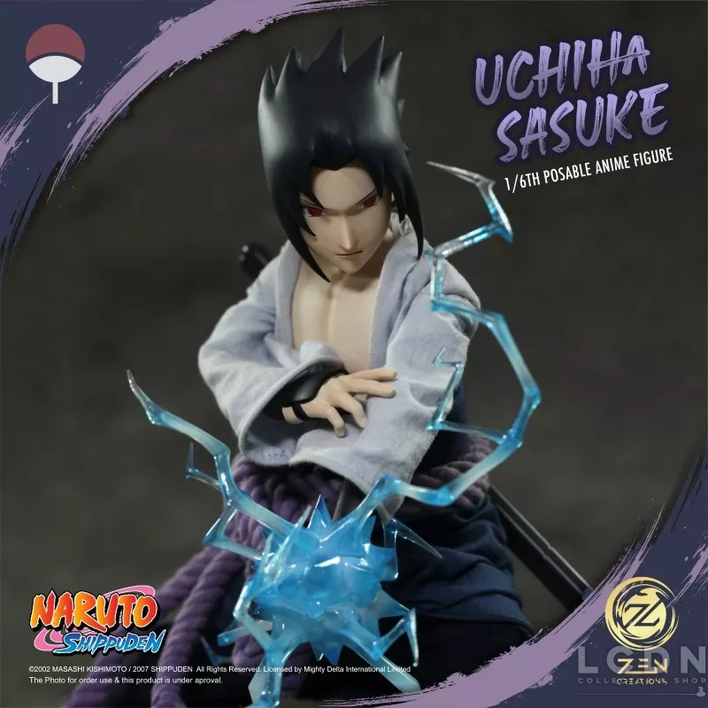 Naruto Shippuden Collectible Action Figurine 1/6 Sasuke Uchiha Zen Creations PAF003