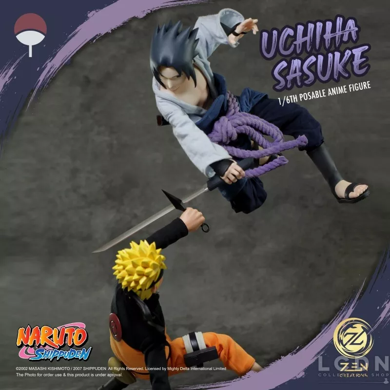 Naruto Shippuden Collectible Action Figurine 1/6 Sasuke Uchiha Zen Creations PAF003