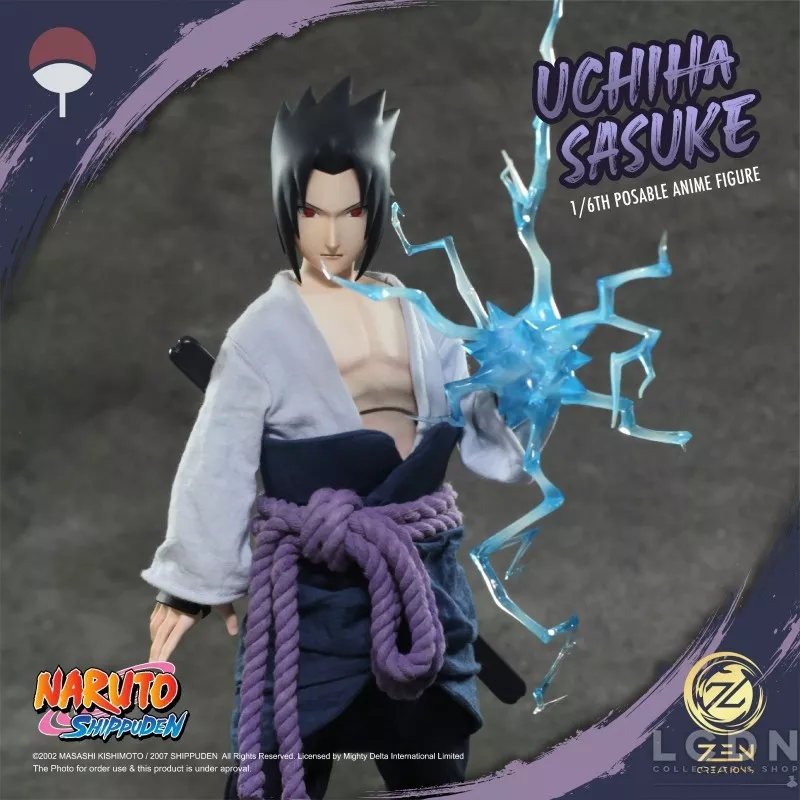 Naruto Shippuden Collectible Action Figurine 1/6 Sasuke Uchiha Zen Creations PAF003