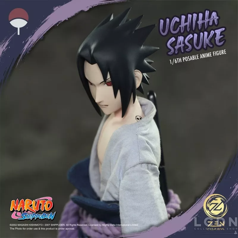 Naruto Shippuden Collectible Action Figurine 1/6 Sasuke Uchiha Zen Creations PAF003