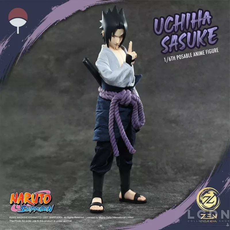 Naruto Shippuden Collectible Action Figurine 1/6 Sasuke Uchiha Zen Creations PAF003