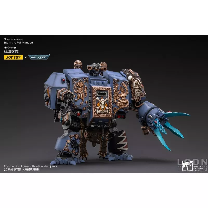 Warhammer 40k Action Figure 1/18 Space Wolves Bjorn the Fell