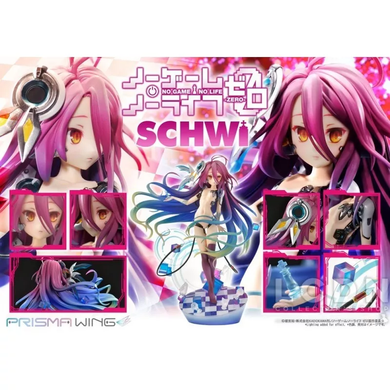 No Game No Life Statue Prisma Wing 1/7 Schwi 26cm