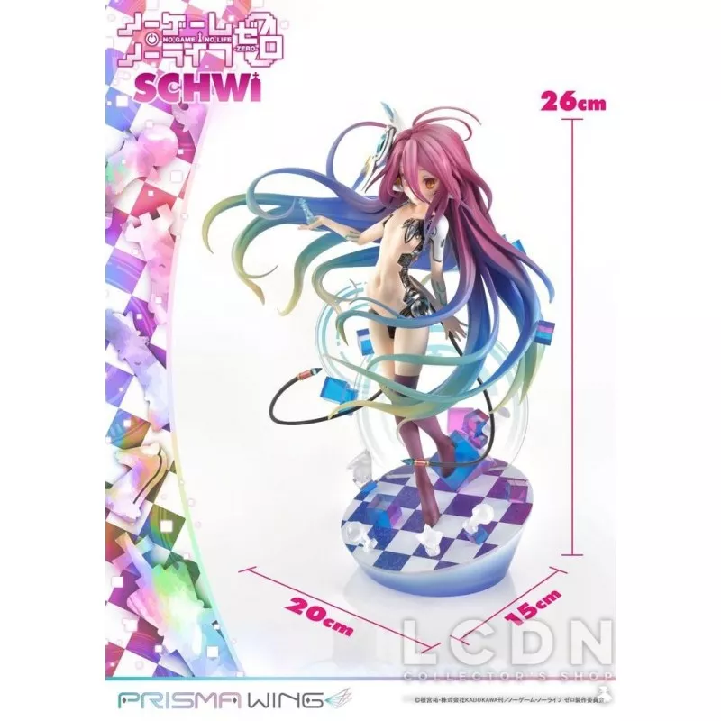 No Game No Life Statue Prisma Wing 1/7 Schwi 26cm