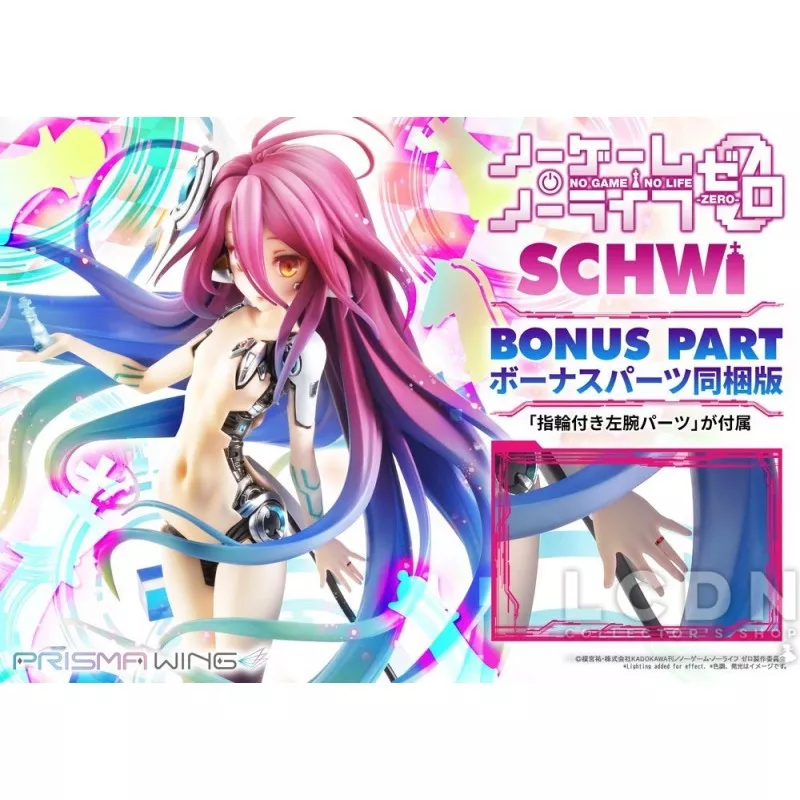 No Game No Life Statue Prisma Wing 1/7 Schwi 26cm