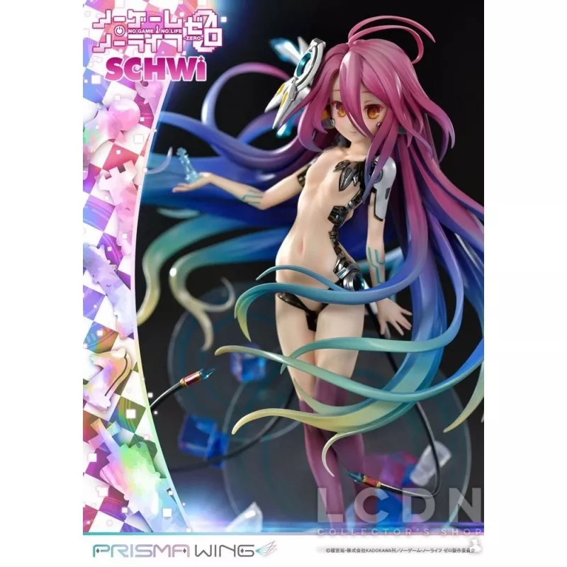 No Game No Life Statue Prisma Wing 1/7 Schwi 26cm