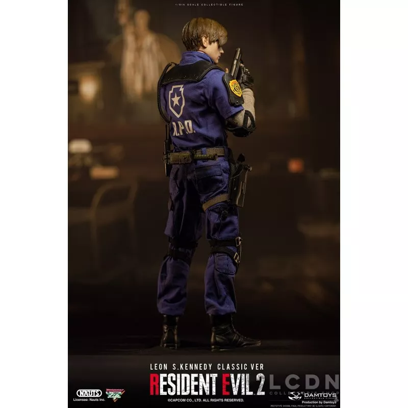 Resident Evil 2 Collectible Action Figure 1/6 Leon S. Kennedy Classic ver NAUTS x DAMTOYS DMS037