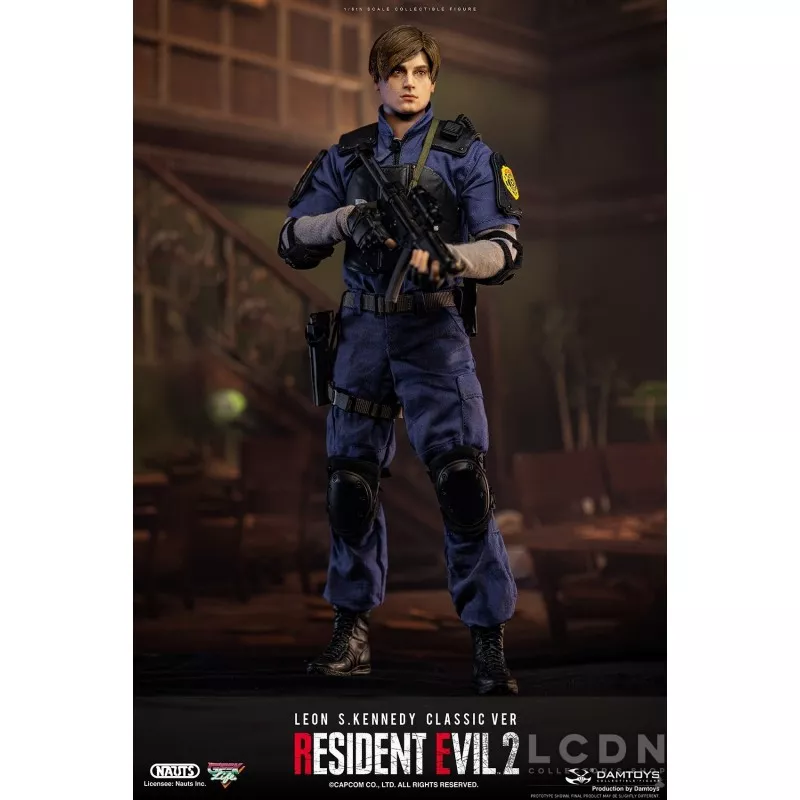 Resident Evil 2 Collectible Action Figure 1/6 Leon S. Kennedy Classic ver NAUTS x DAMTOYS DMS037