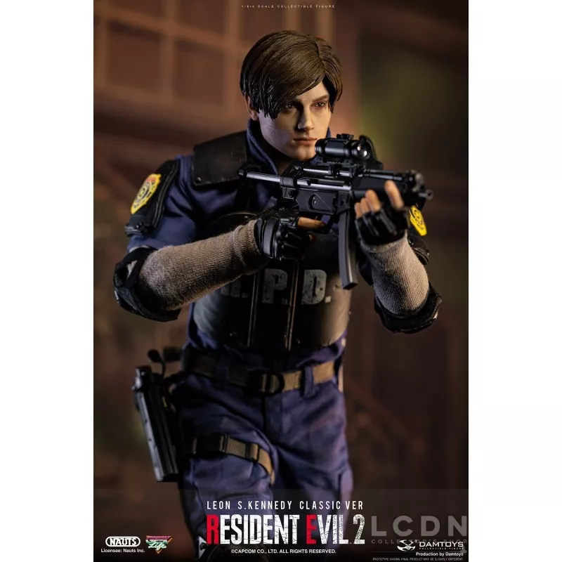 Resident Evil 2 Collectible Action Figure 1/6 Leon S. Kennedy Classic ver NAUTS x DAMTOYS DMS037