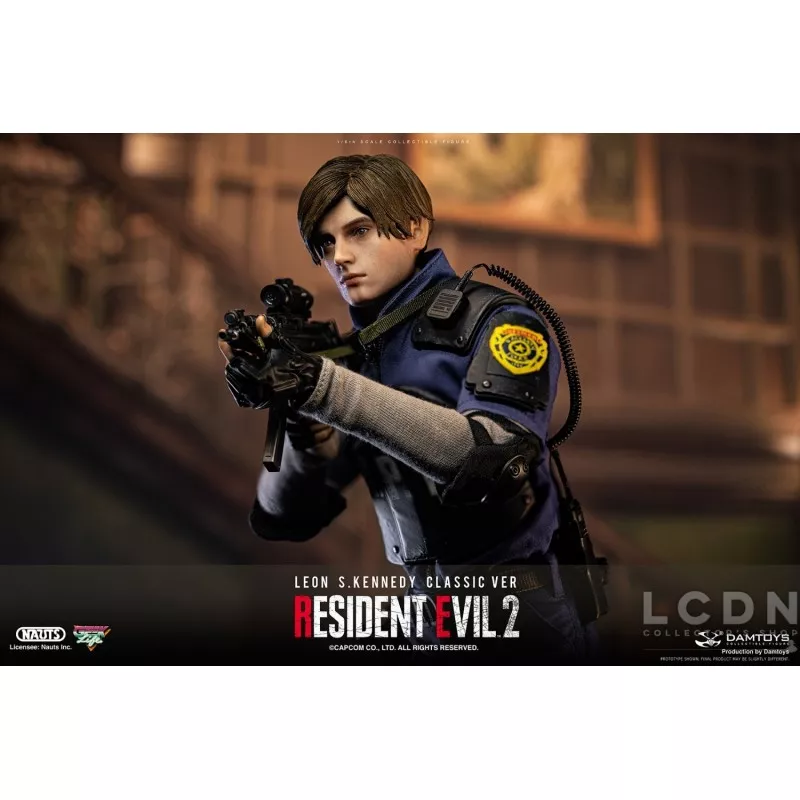 Resident Evil 2 Collectible Action Figure 1/6 Leon S. Kennedy Classic ver NAUTS x DAMTOYS DMS037