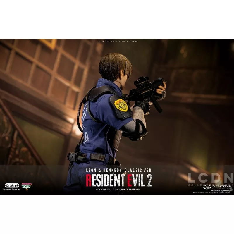 Resident Evil 2 Collectible Action Figure 1/6 Leon S. Kennedy Classic ver NAUTS x DAMTOYS DMS037