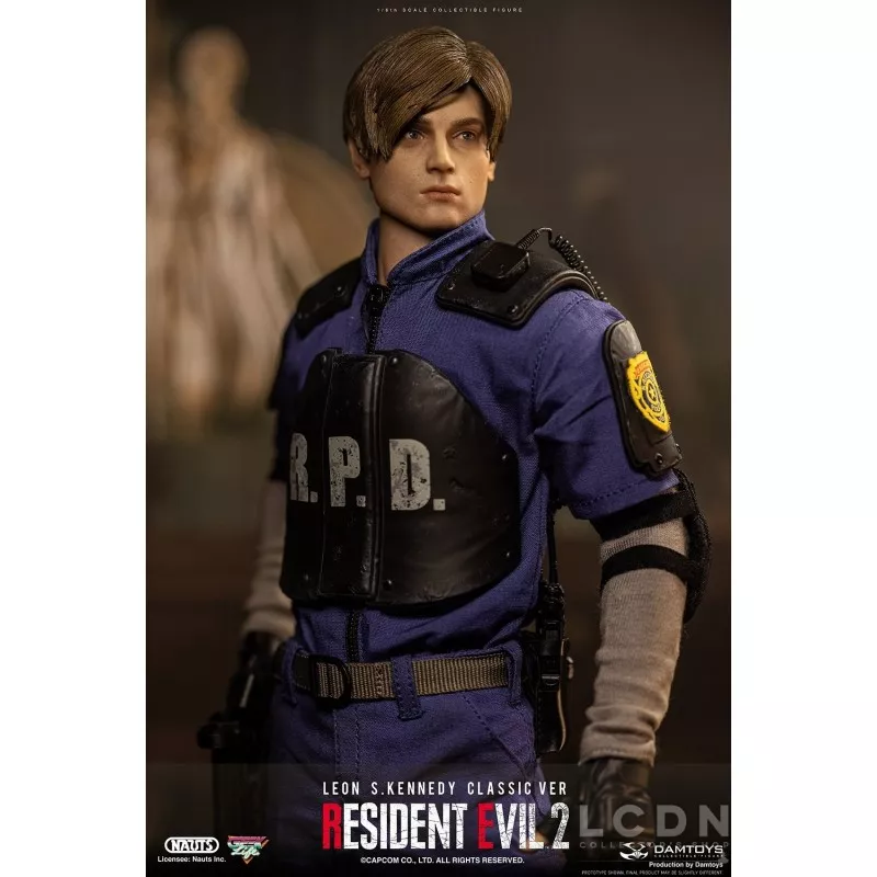 Resident Evil 2 Collectible Action Figure 1/6 Leon S. Kennedy Classic ver NAUTS x DAMTOYS DMS037