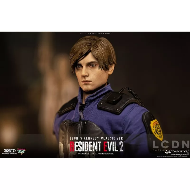 Resident Evil 2 Collectible Action Figure 1/6 Leon S. Kennedy Classic ver NAUTS x DAMTOYS DMS037