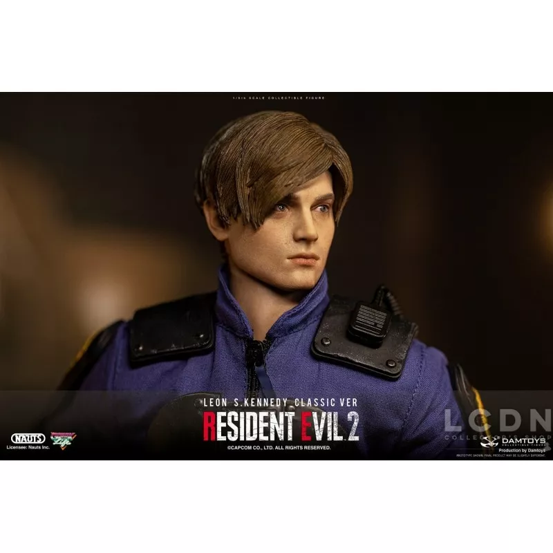 Resident Evil 2 Collectible Action Figure 1/6 Leon S. Kennedy Classic ver NAUTS x DAMTOYS DMS037