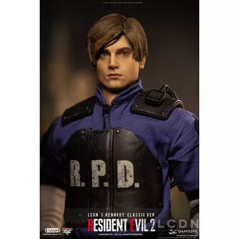 Resident Evil 2 Collectible Action Figure 1/6 Leon S. Kennedy Classic ver NAUTS x DAMTOYS DMS037